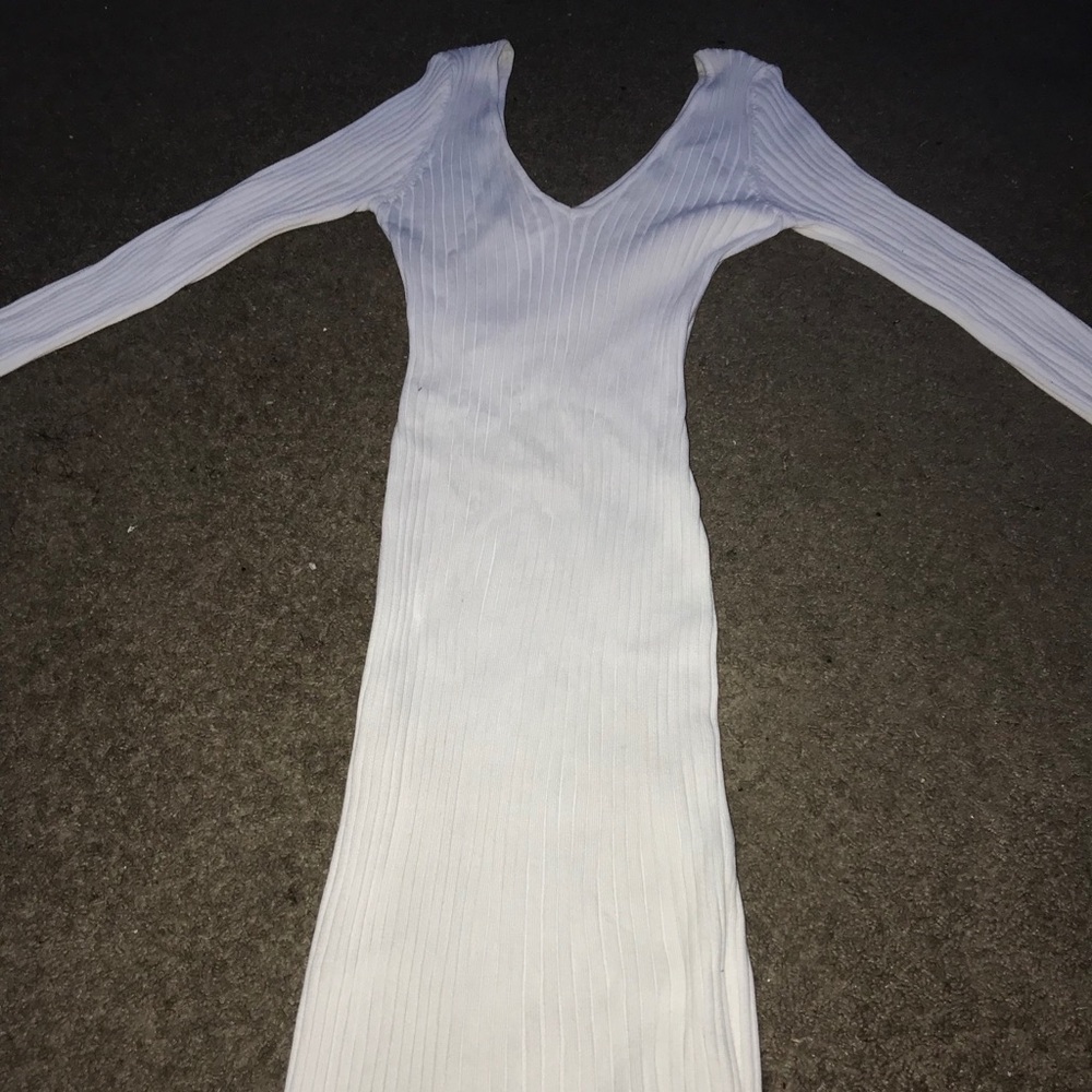 white body con dress